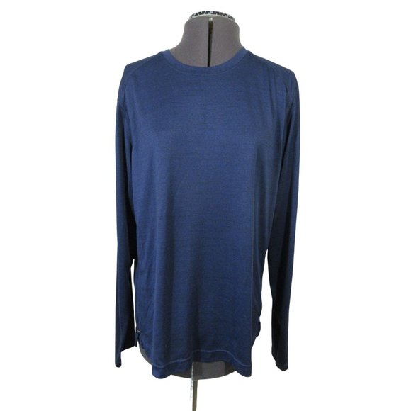 REI crew neck long sleeve t-shirt bundle blue and gray - Picture 2 of 12
